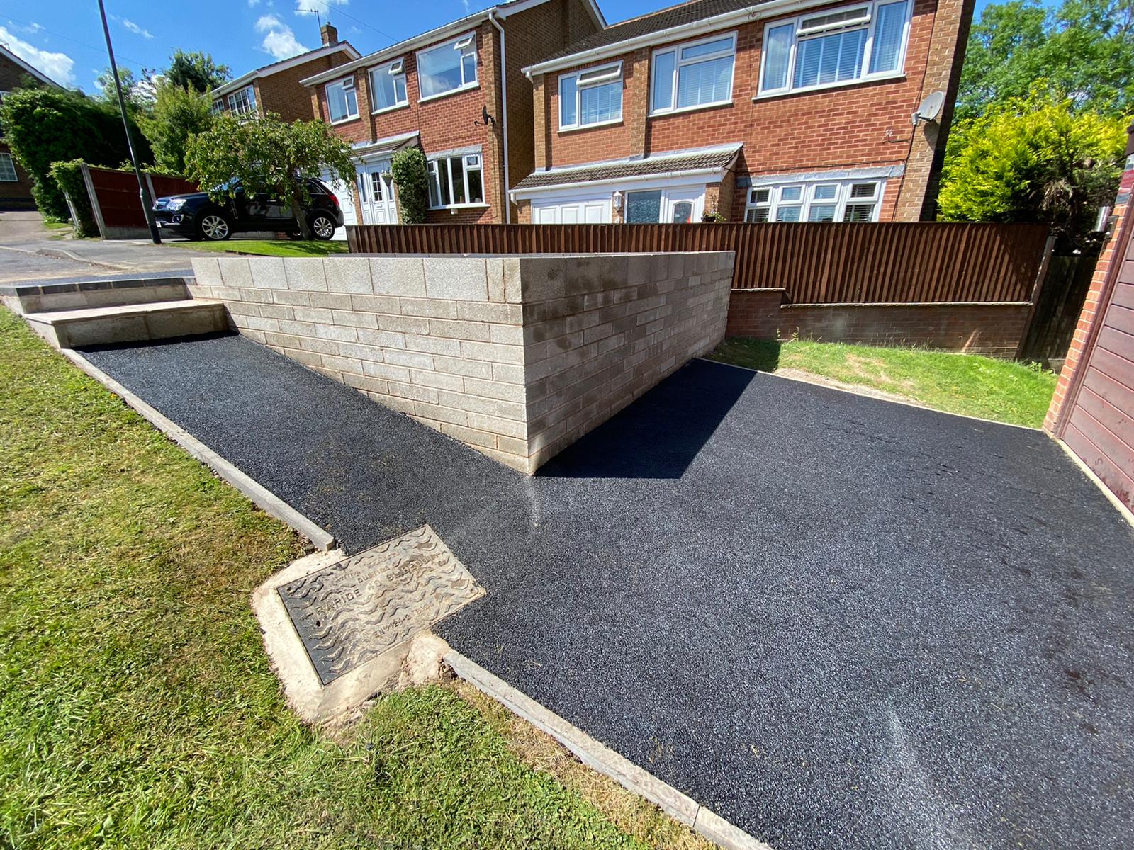 view of tarmac path in Beighton Sheffield