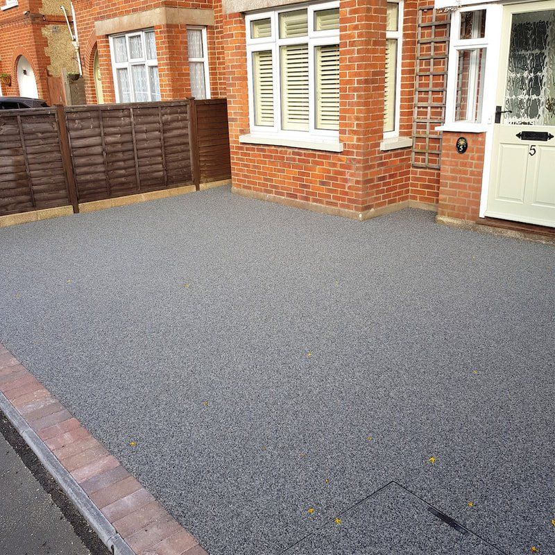 Driveways Sheffield grey resin bound driveway in Hillfoot, Sheffield