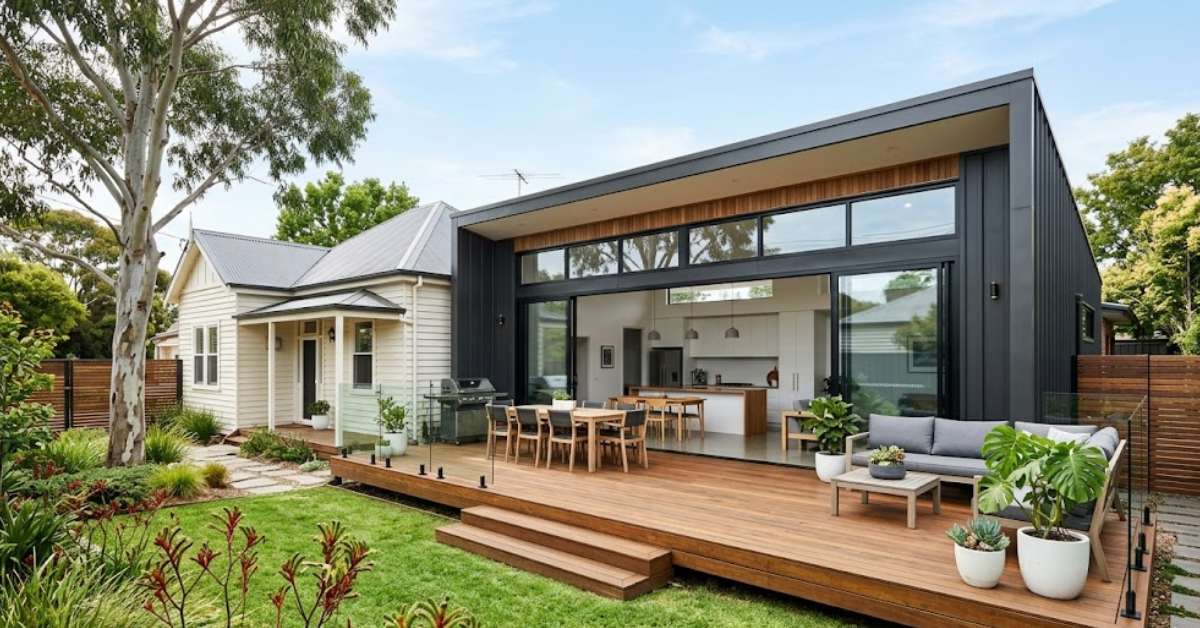 rear house extension ideas australia