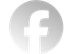 White Facebook “f” logo centered in a silver circle