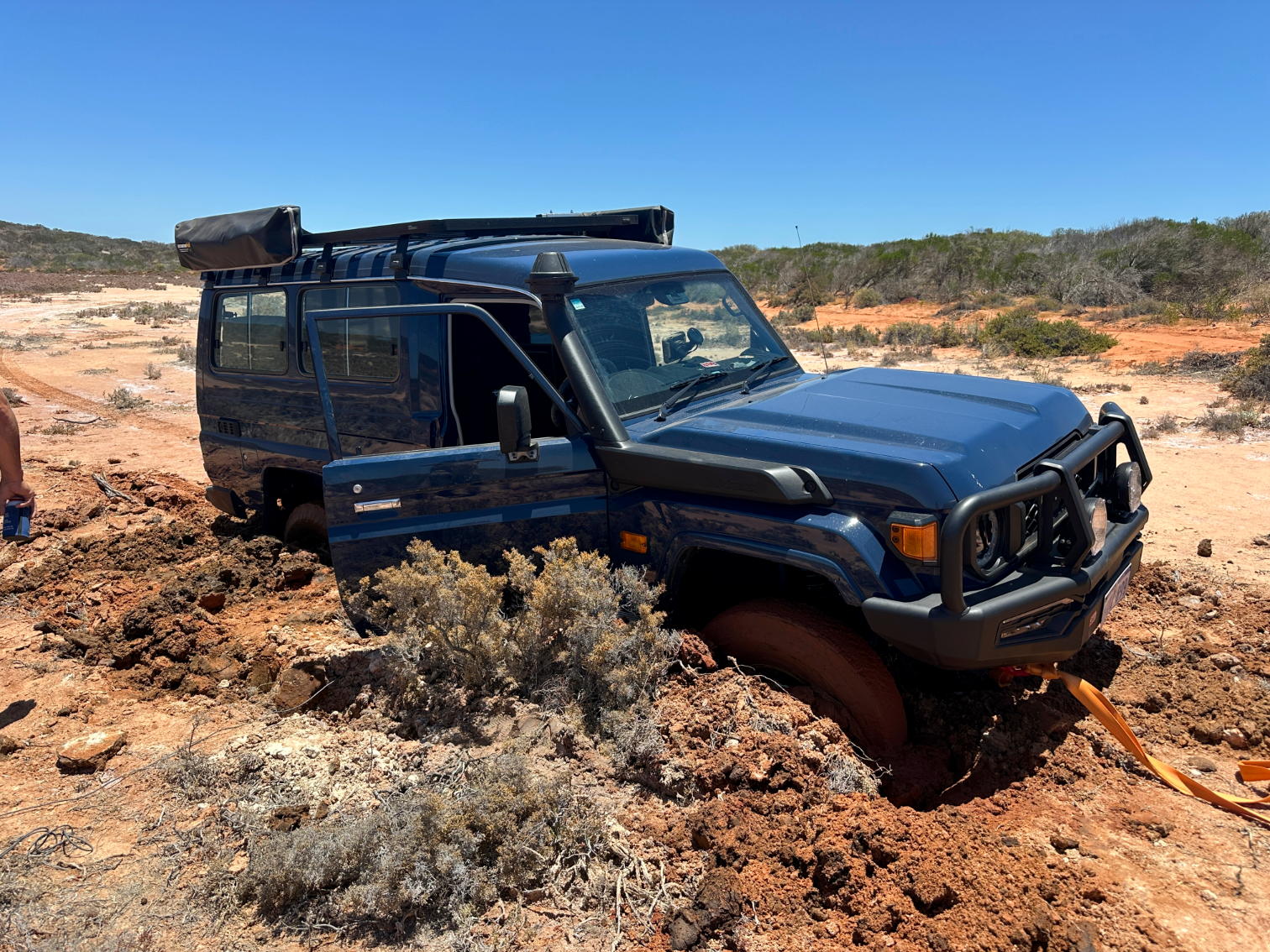 Off track road recovery