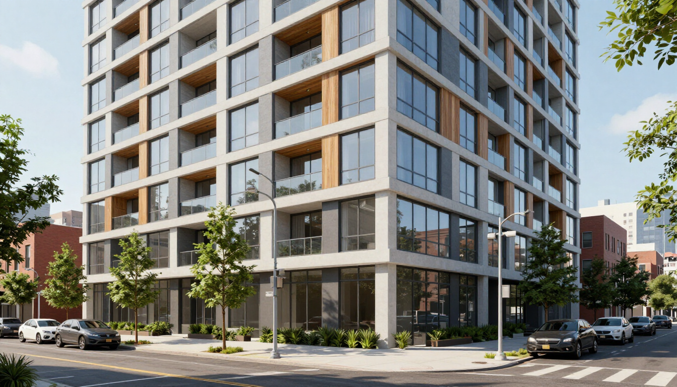 90th Ave Apartments exterior facade