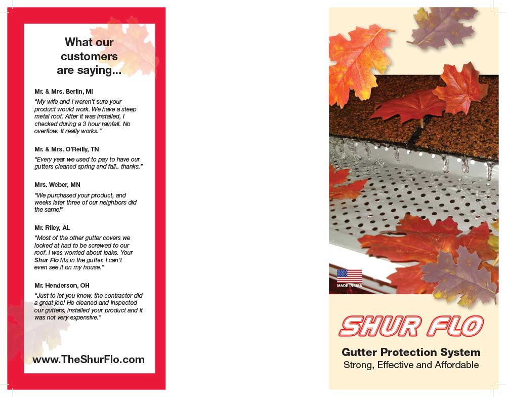 Shur Flo — New Bern, NC — Carolina Seamless Gutter Co.