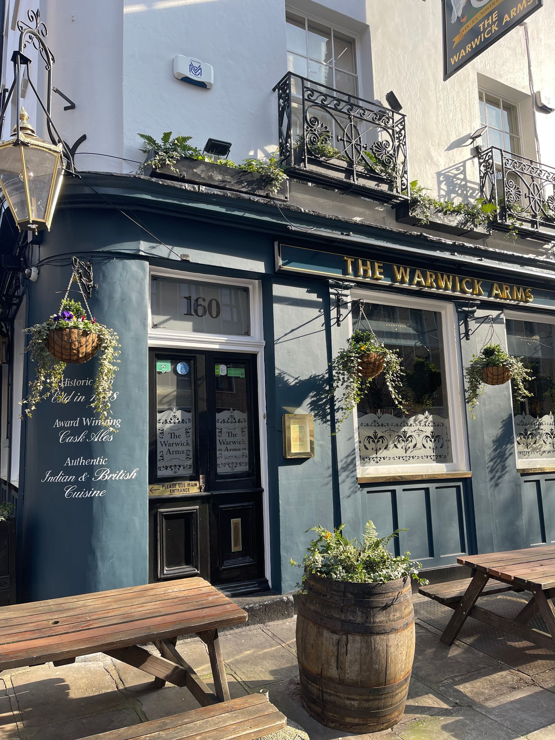Inside Warwick Arms