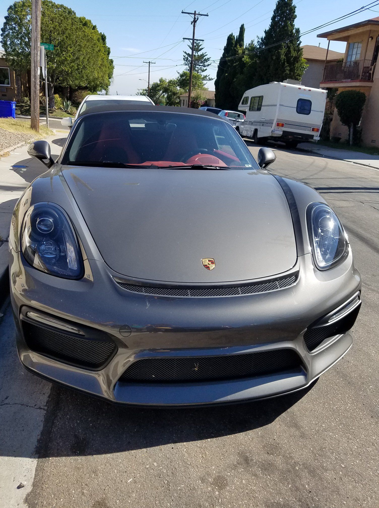 Grey Porsche - San Diego, CA - West Coast Auto Glass & Tinting
