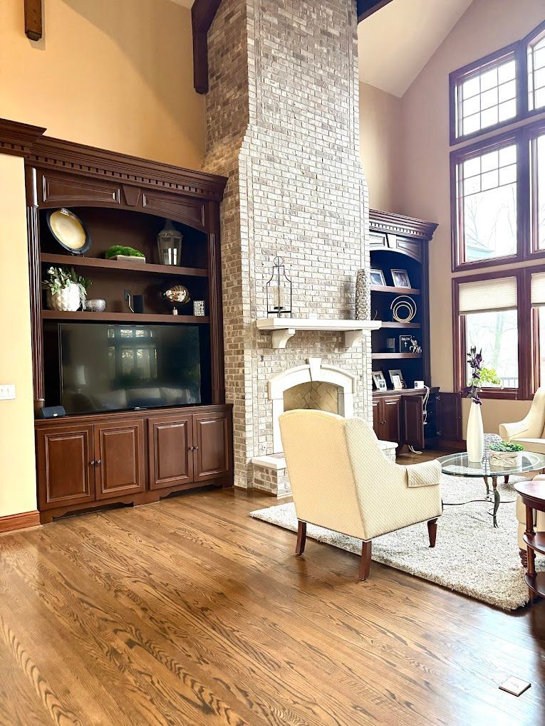 Detailed, well-kept living room representative of Elite Home Assist care