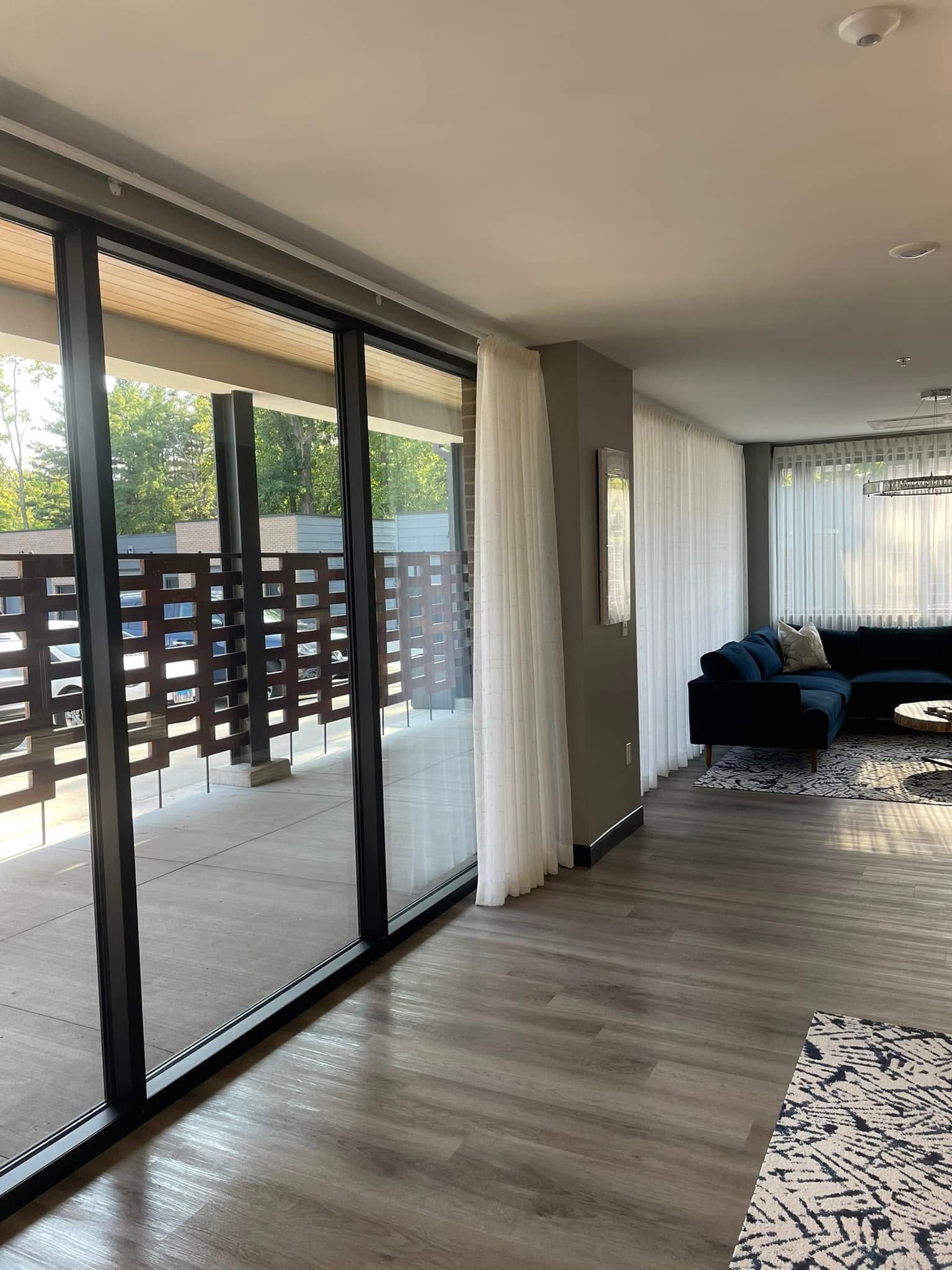 Modern commercial interior maintained by Pro Sudz