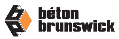 Logo for Béton Brunswick with a stylized 