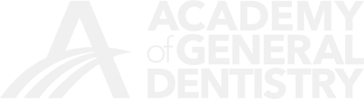 Academy of General Dentistry logo: a stylized