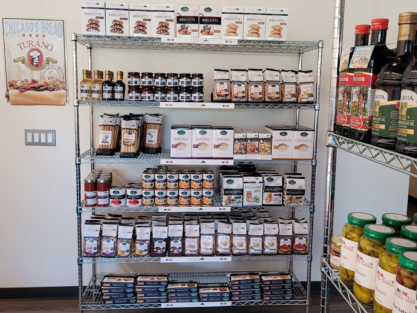 Italian Food Products & Grocery Store Tony’s Italian Deli Dyer, IN