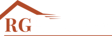 RG logo with a brown roofline and stylized lines above the letters