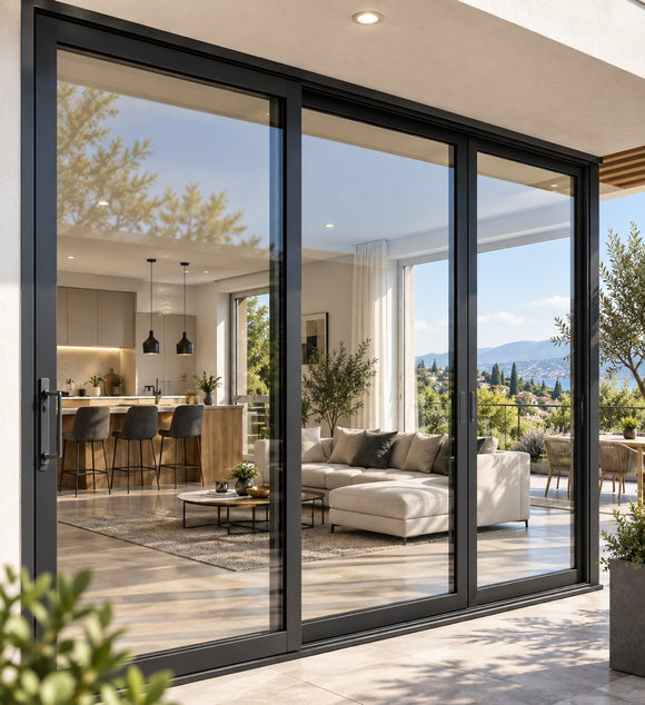 Cantiere con infissi Euro Infissi installati