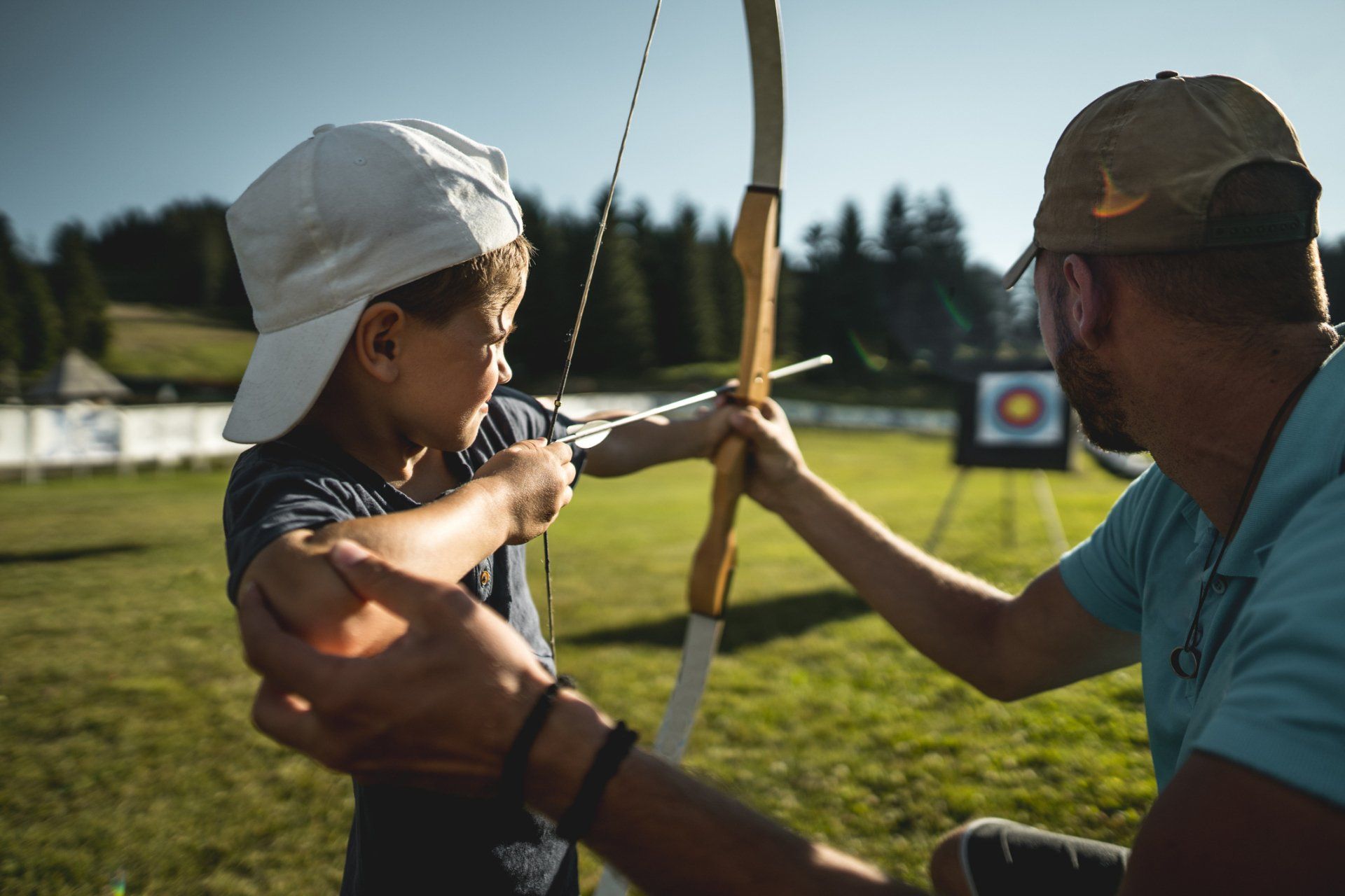 Father and Son - Panama City, FL - Easy Ride Archery