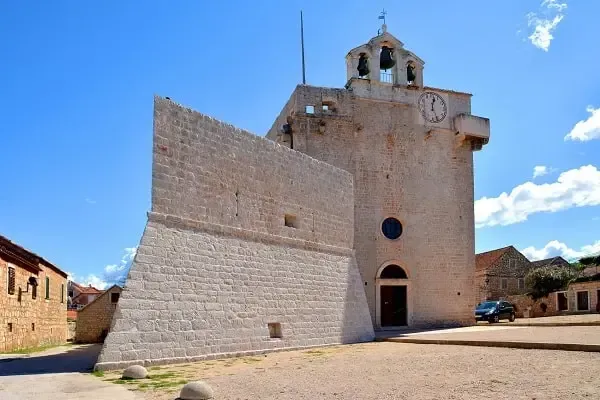 Fortress and harbor of Hvar Town
