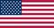 United States flag with 50 white stars on blue and 13 red-and-white stripes