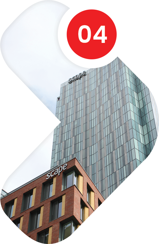 A building with