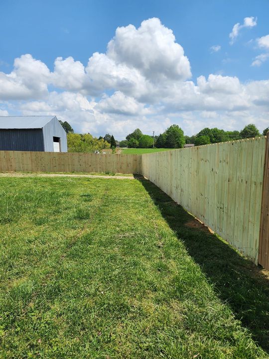 wooden fence
