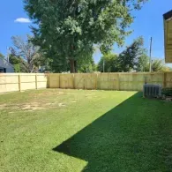 wooden fence