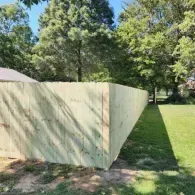 wooden fence