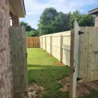 wooden fence