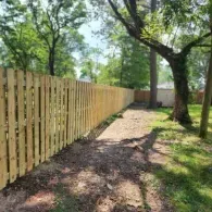 wooden fence