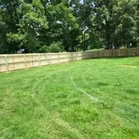wooden fence