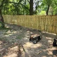 wooden fence