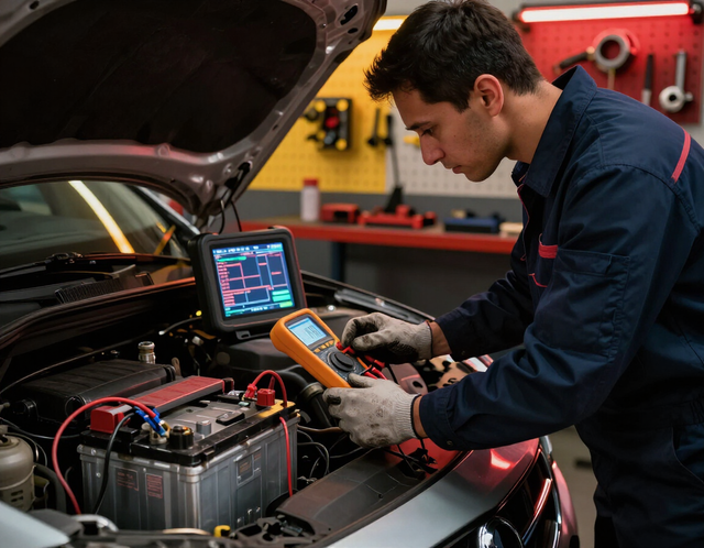 Diagnóstico eléctrico automotriz