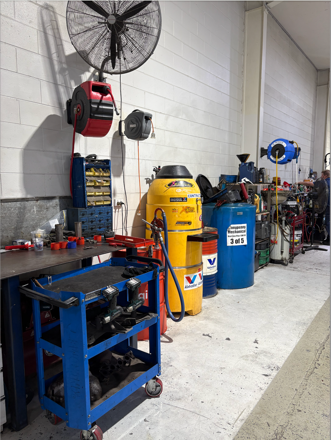 Mechanic Equipment in a Garage  — Monypenny Mechanical in Bungalow, QLD