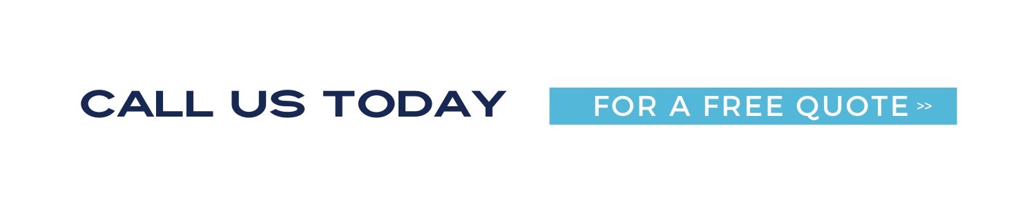 “Call us today” banner with a blue “for a free quote” button