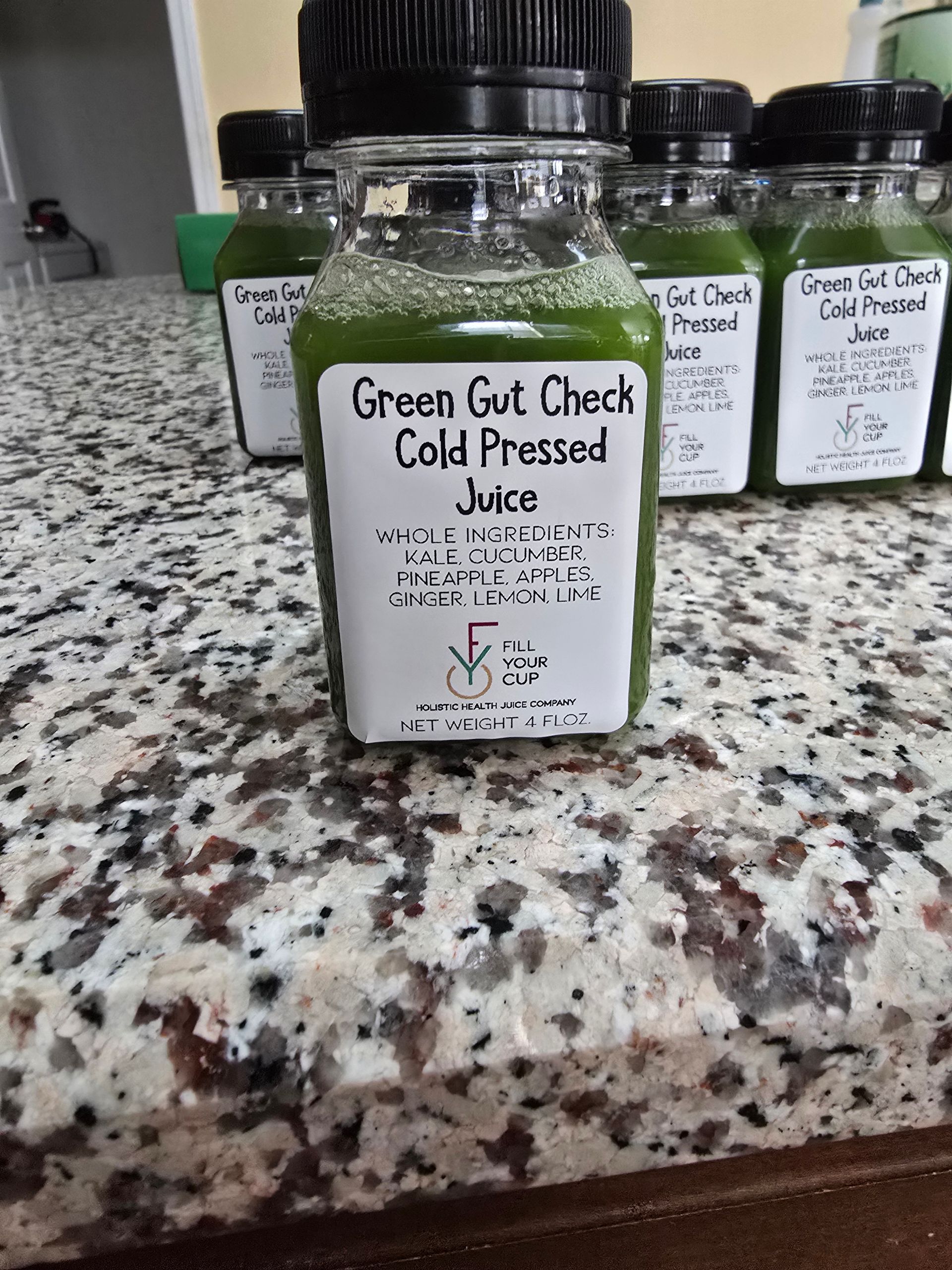Bottles of green