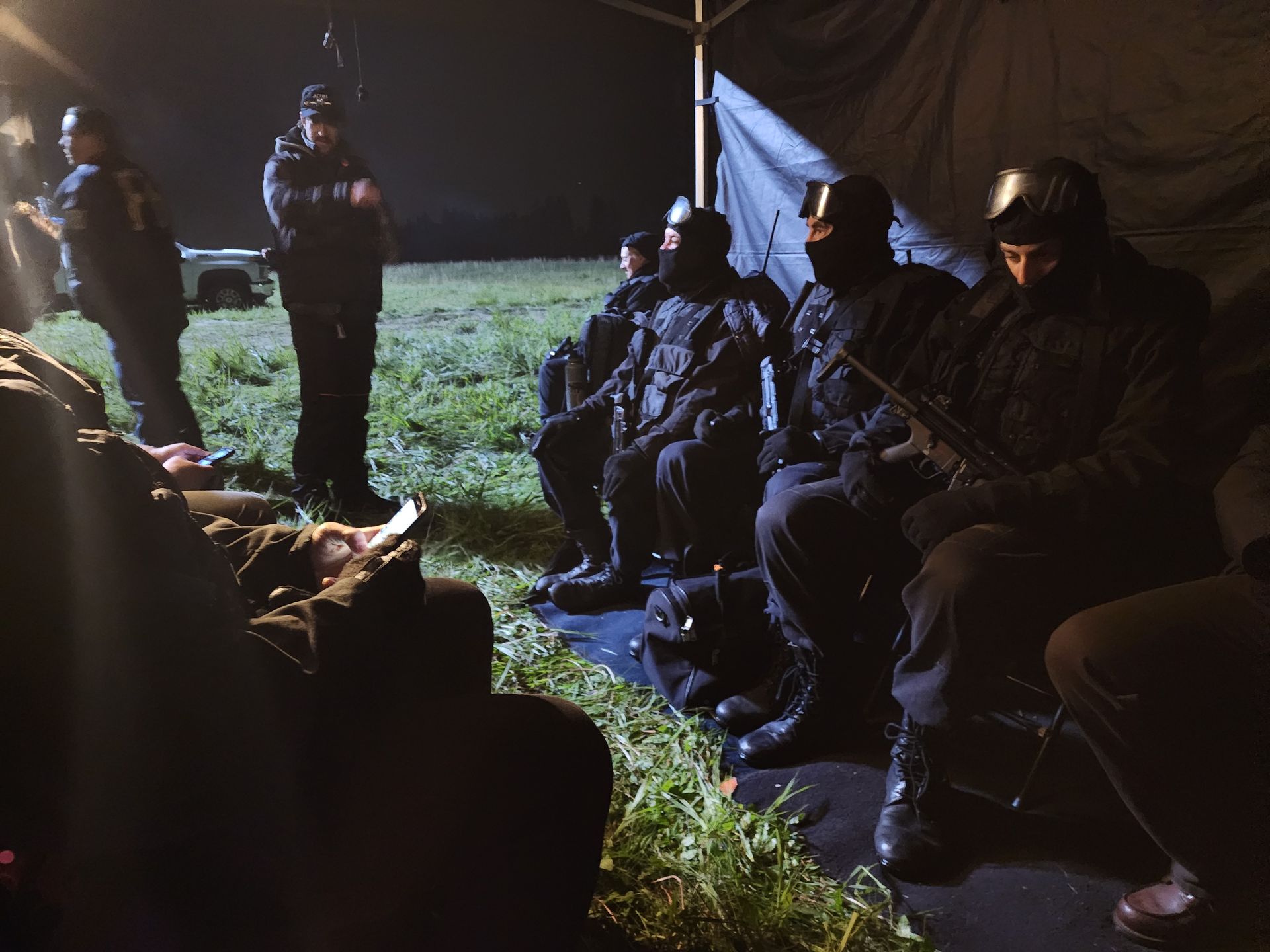 ‘The Order’, Didsbury, AB: Location with actors,