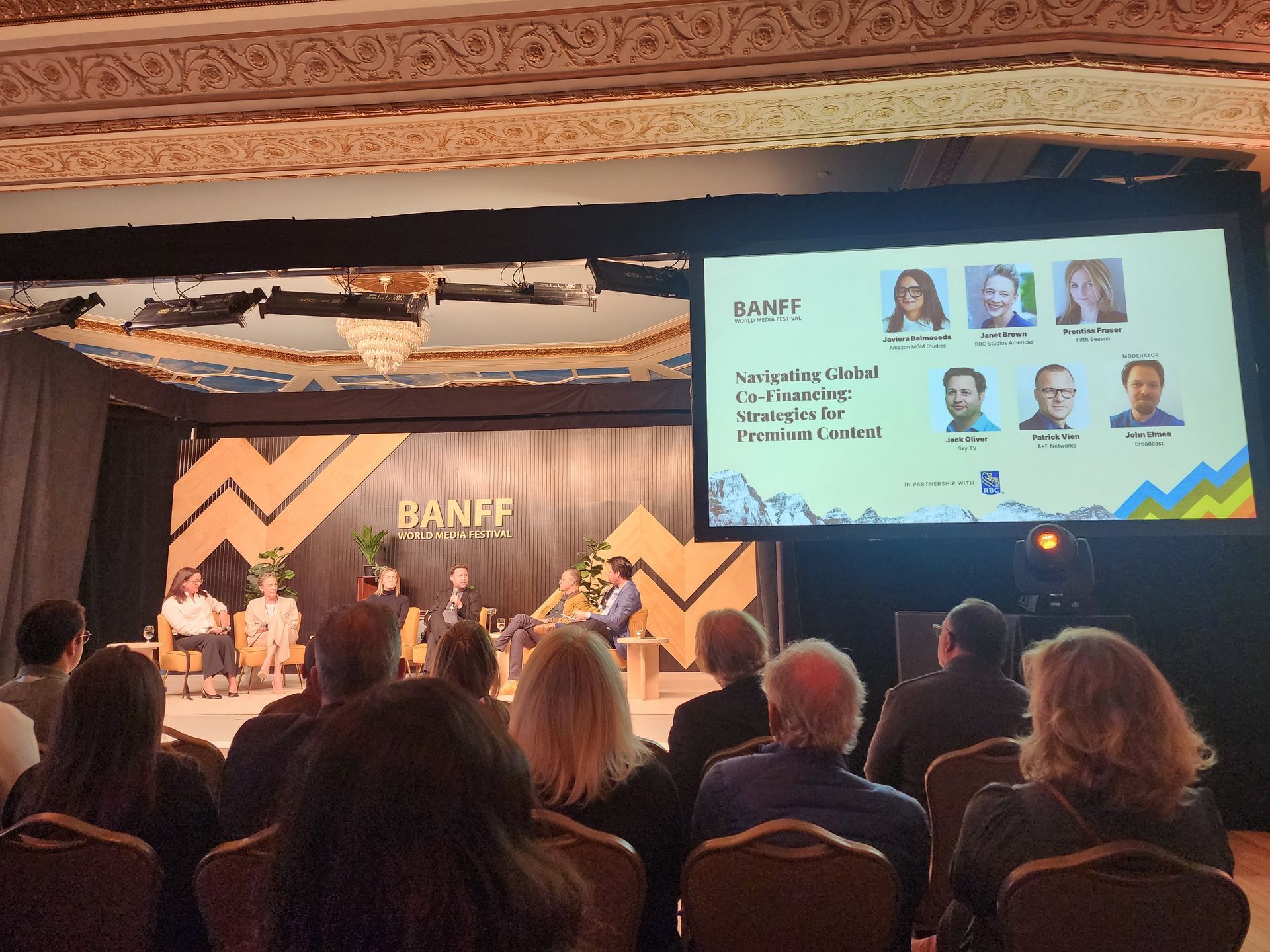 Banff World Media Festival: ‘Managing global co-financing strategies’ panel.