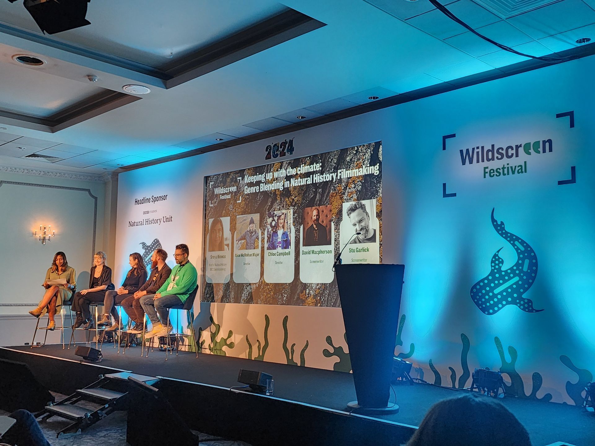 Wildcreen, Bristol, UK: ‘Keeping up with the climate’ panel.