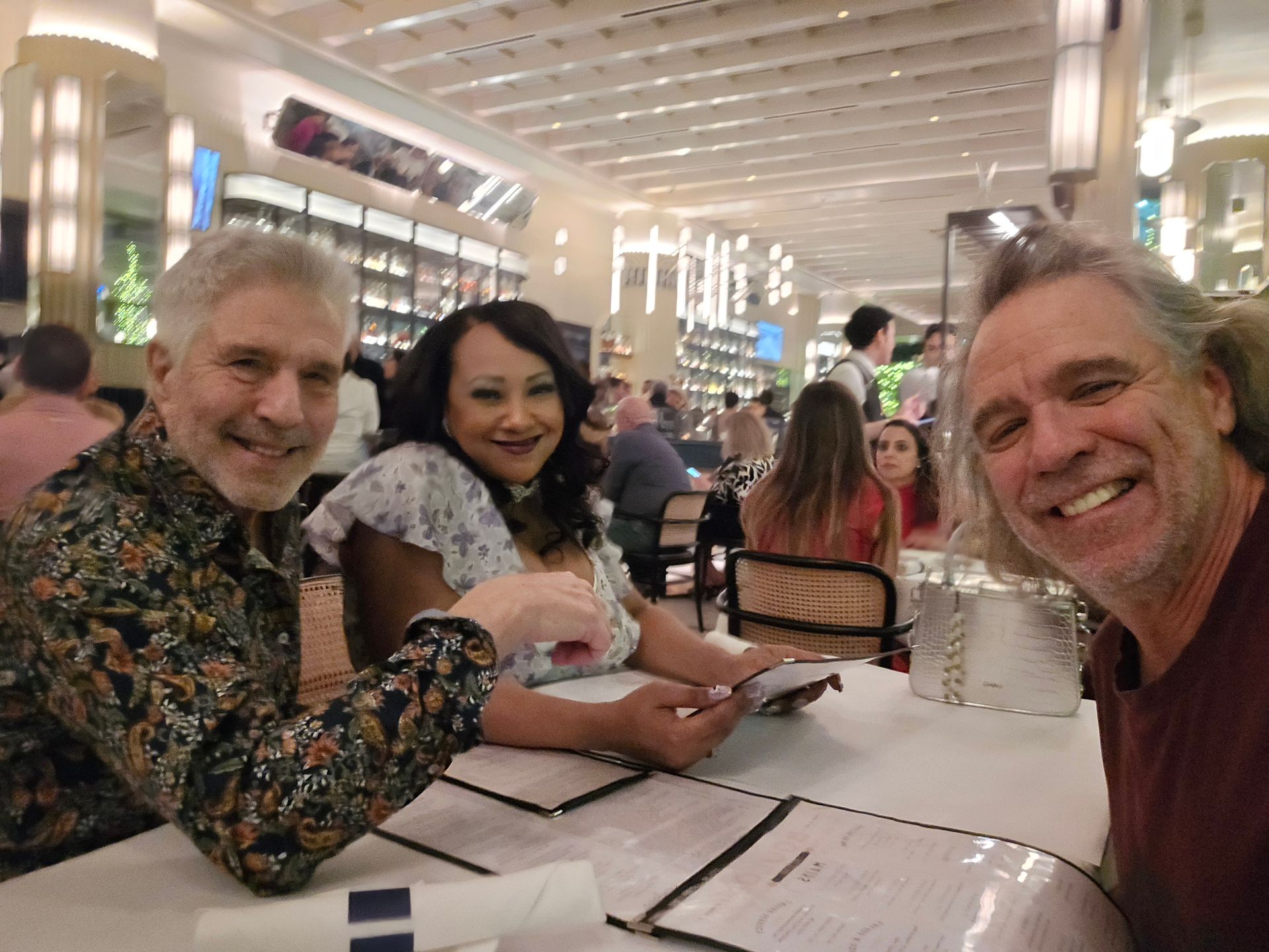 Dining, Tampa, Florida: Ron Riddle and wife.