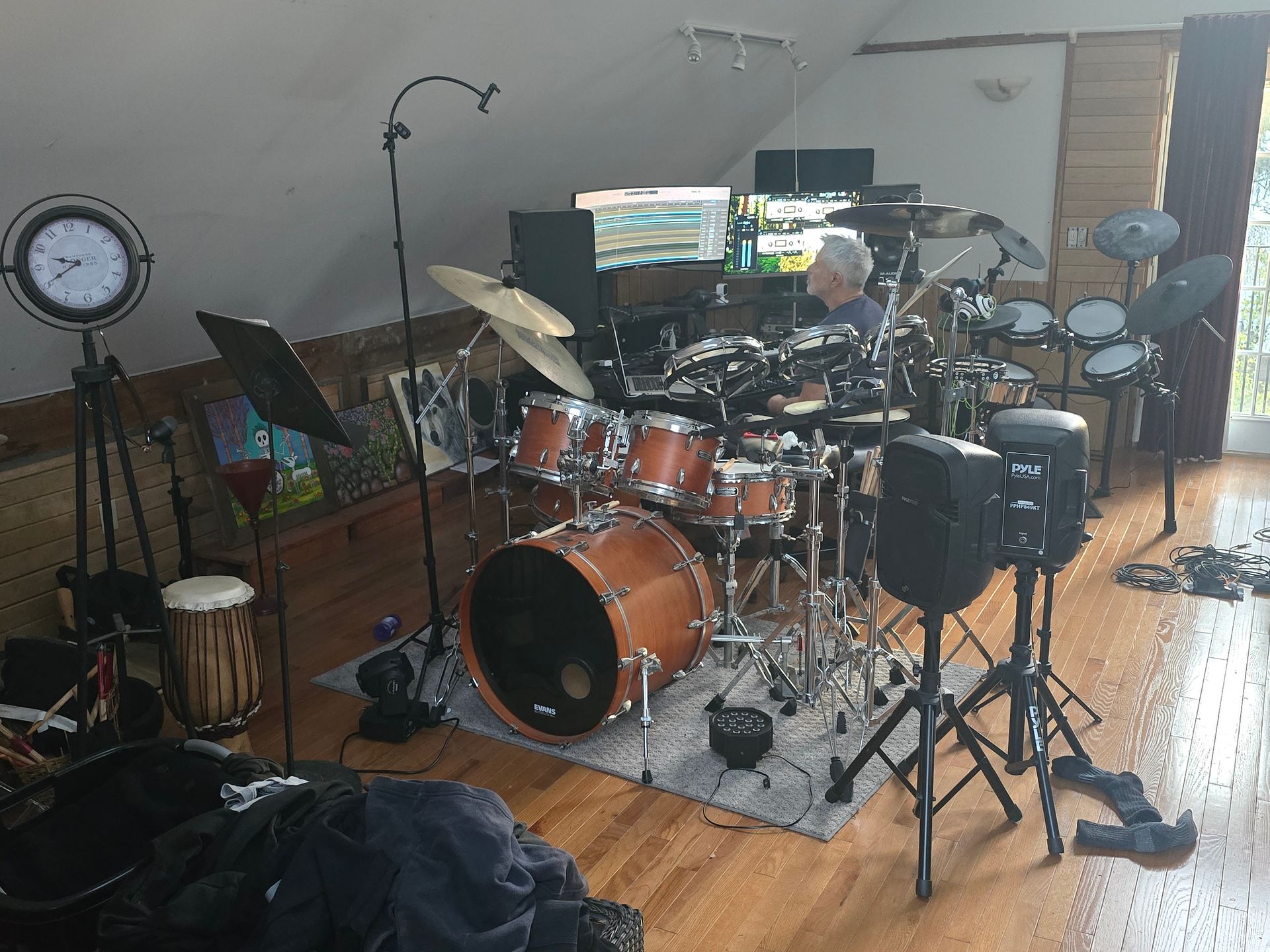 Gratitude and Grace Studio, Ithaca, NY: Composer Ron Riddle.