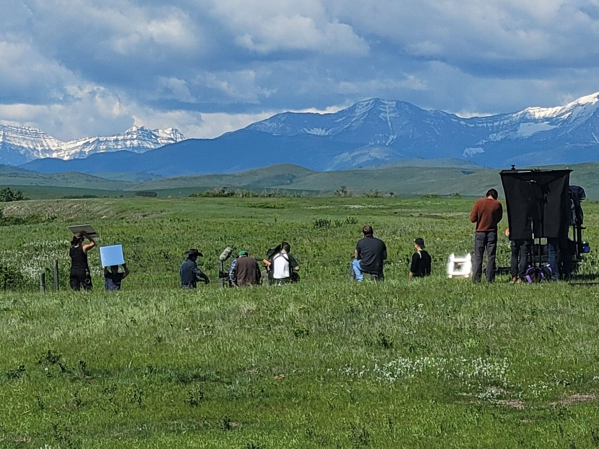 Travel Alberta commercial, Longview, AB: John Scott ranch location.
