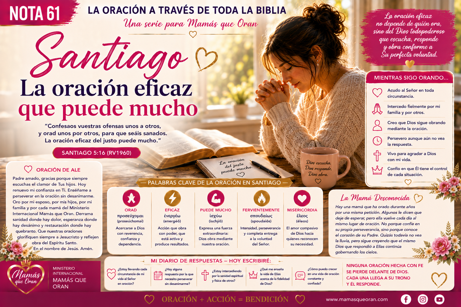 Creo que Dios sigue obrando mediante la oración.