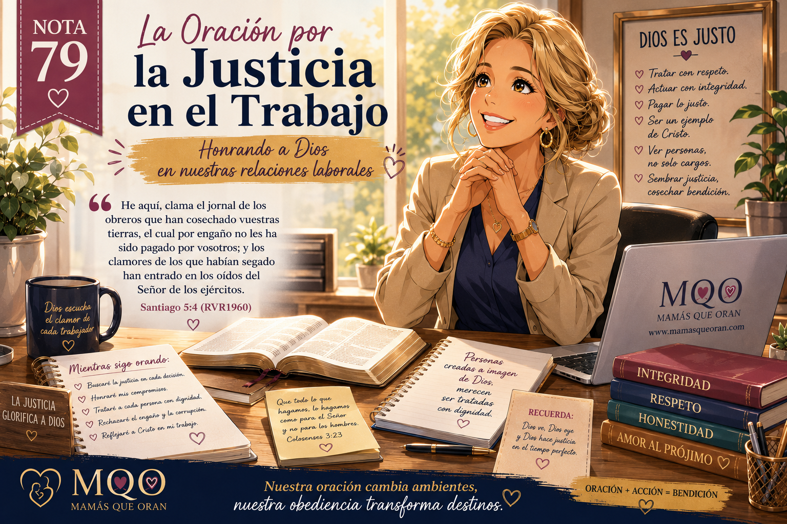 La oración por la Justicia en el Trabajo
Honrando a Dios en nuestras relaciones laborales
