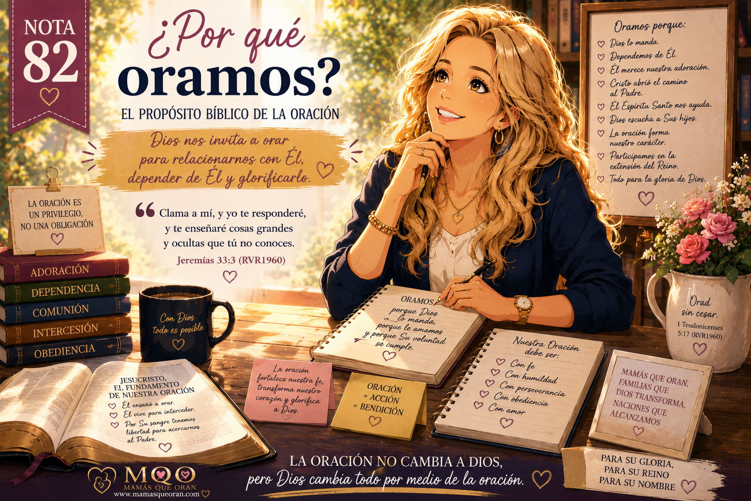¿Por qué oramos?
El propósito bíblico de la oración