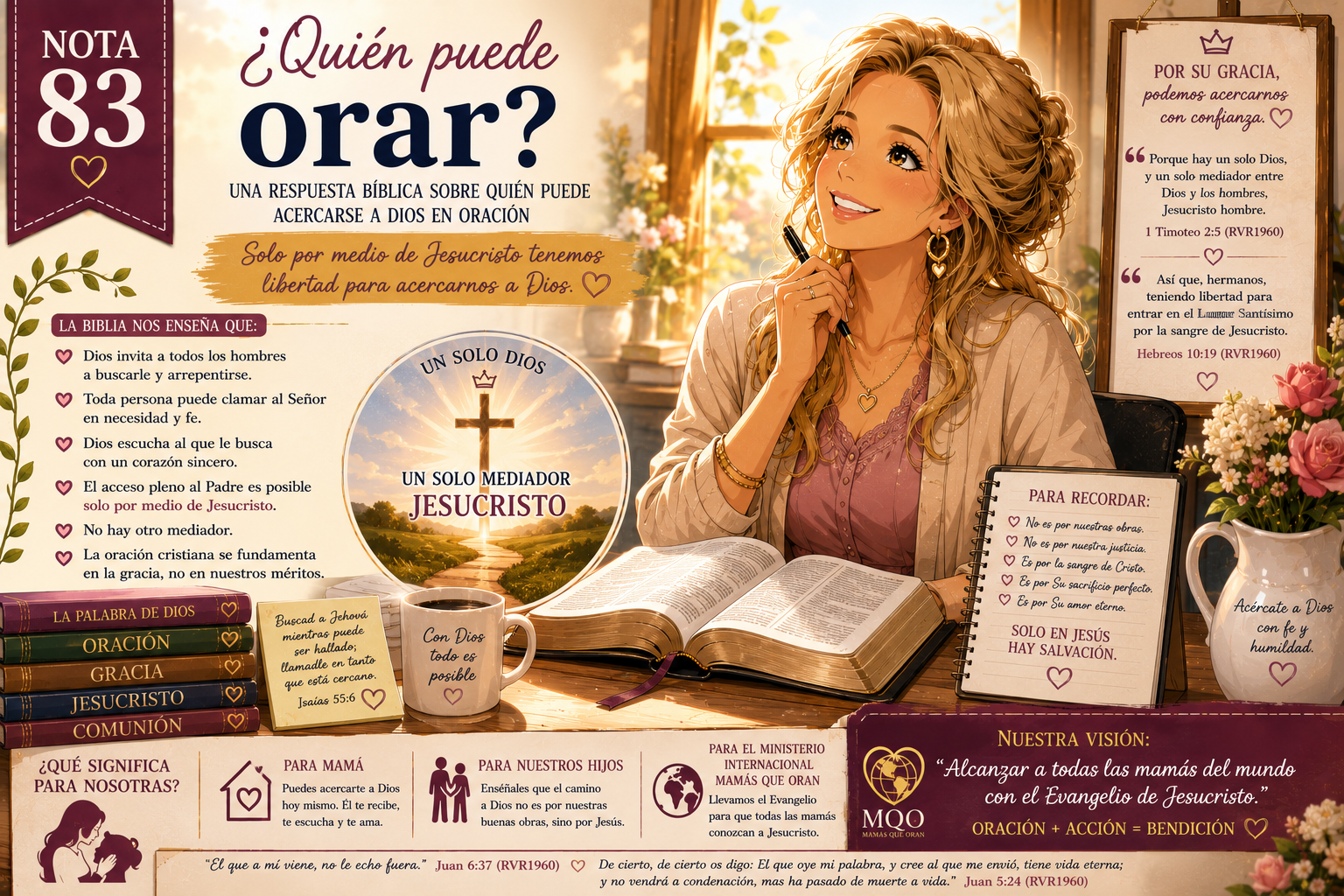 Una respuesta bíblica sobre quién puede acercarse a Dios en oración.
