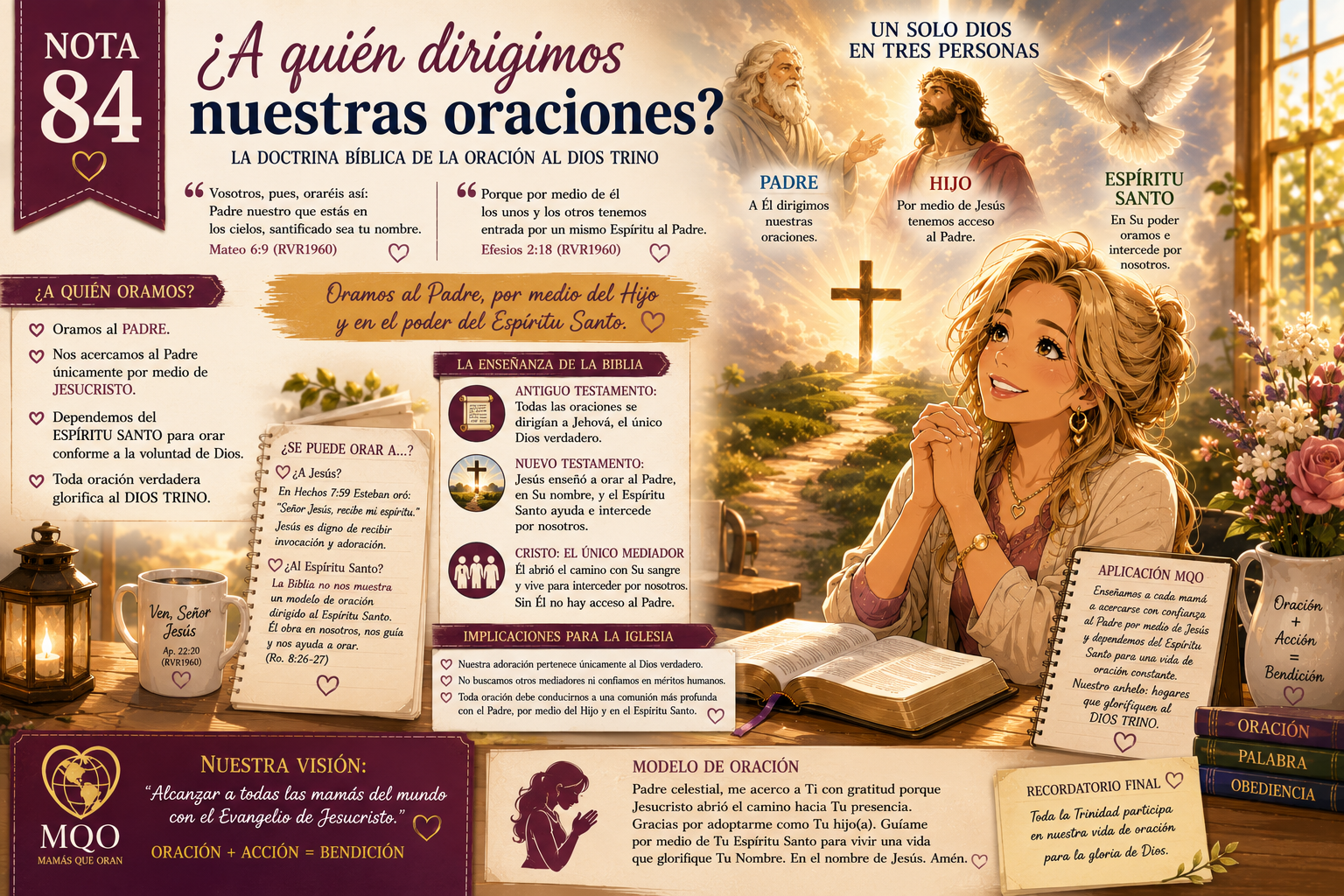 Las oraciones son dirigidas al Padre.