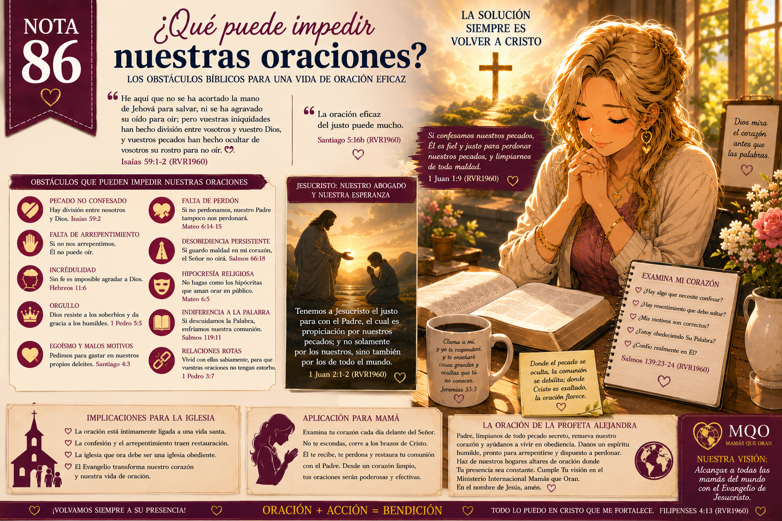 ¿Existe algo que obstaculice la vida de oración del creyente?