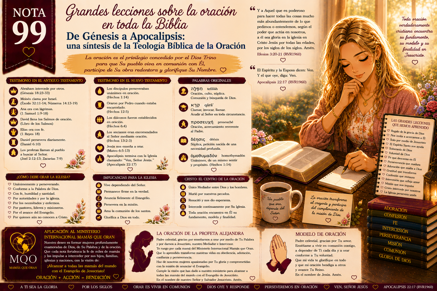 Grandes lecciones sobre la oración en toda la Biblia