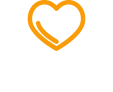 Orange heart icon with a white center on a light background | A-Tech Auto Repair
