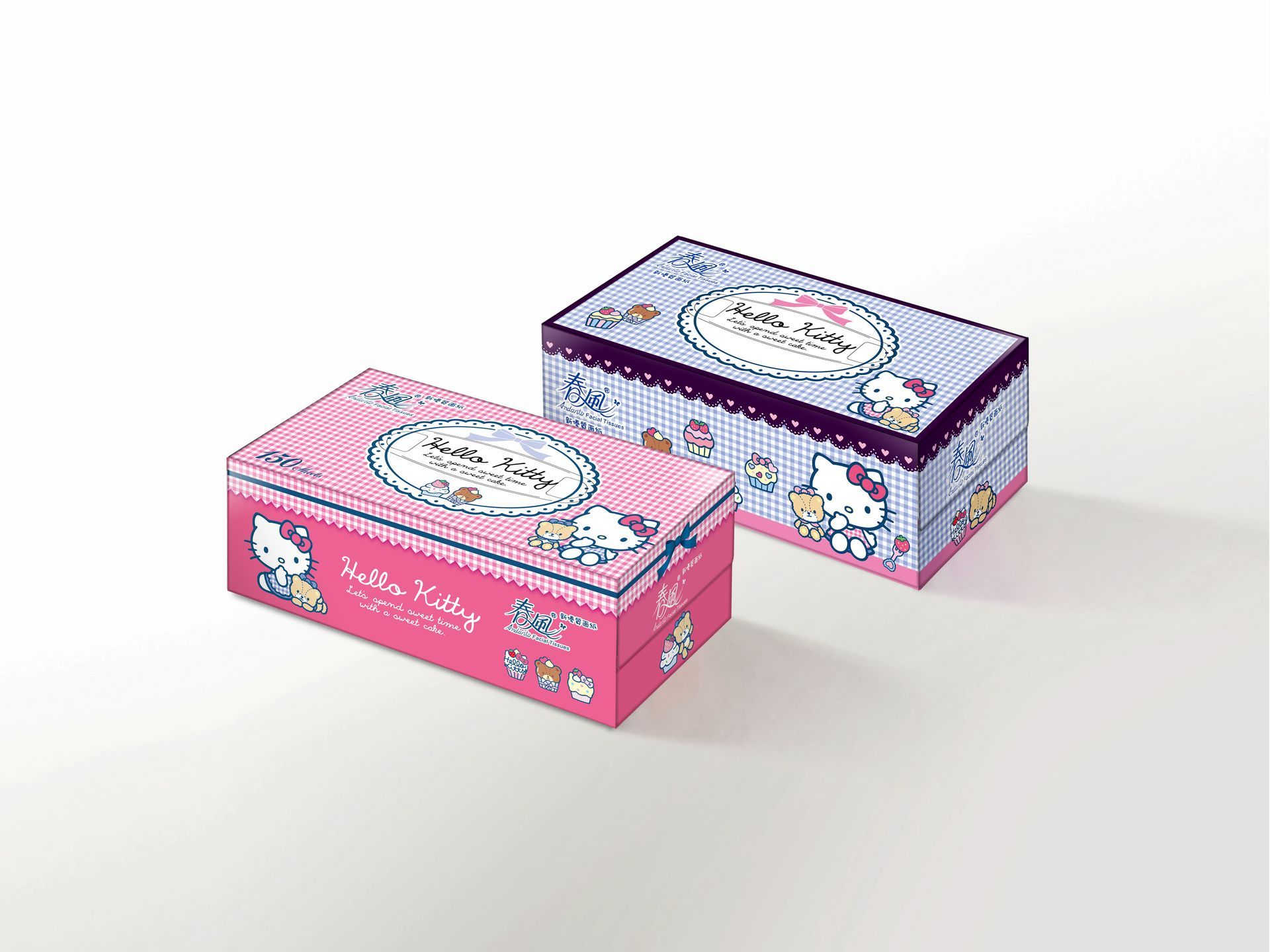 一本設計作品-春風Hello Kitty衛生紙