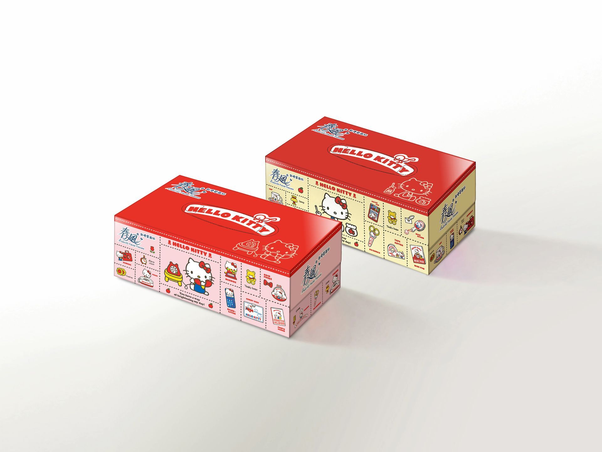 一本設計作品-春風Hello Kitty衛生紙