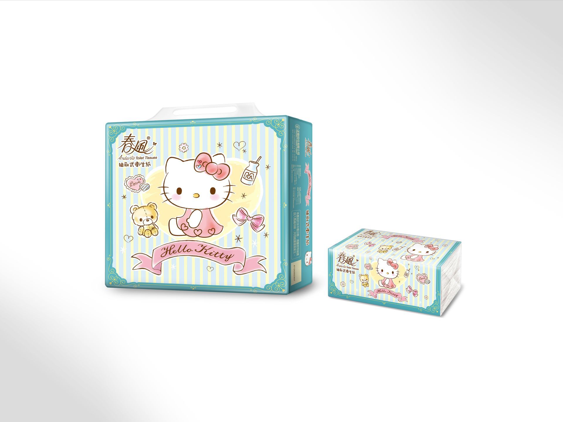 一本設計作品-春風Hello Kitty衛生紙
