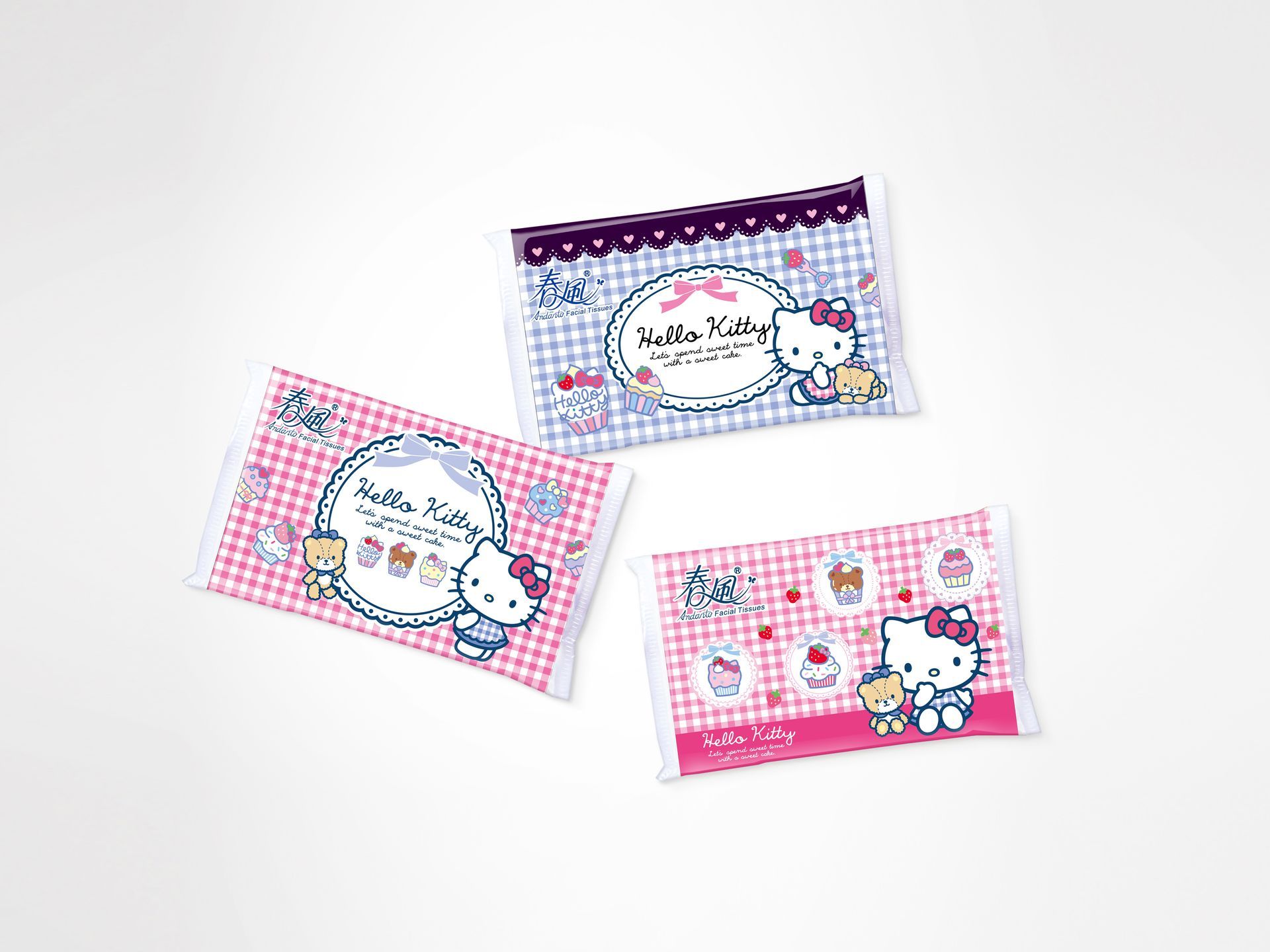 一本設計作品-春風Hello Kitty衛生紙