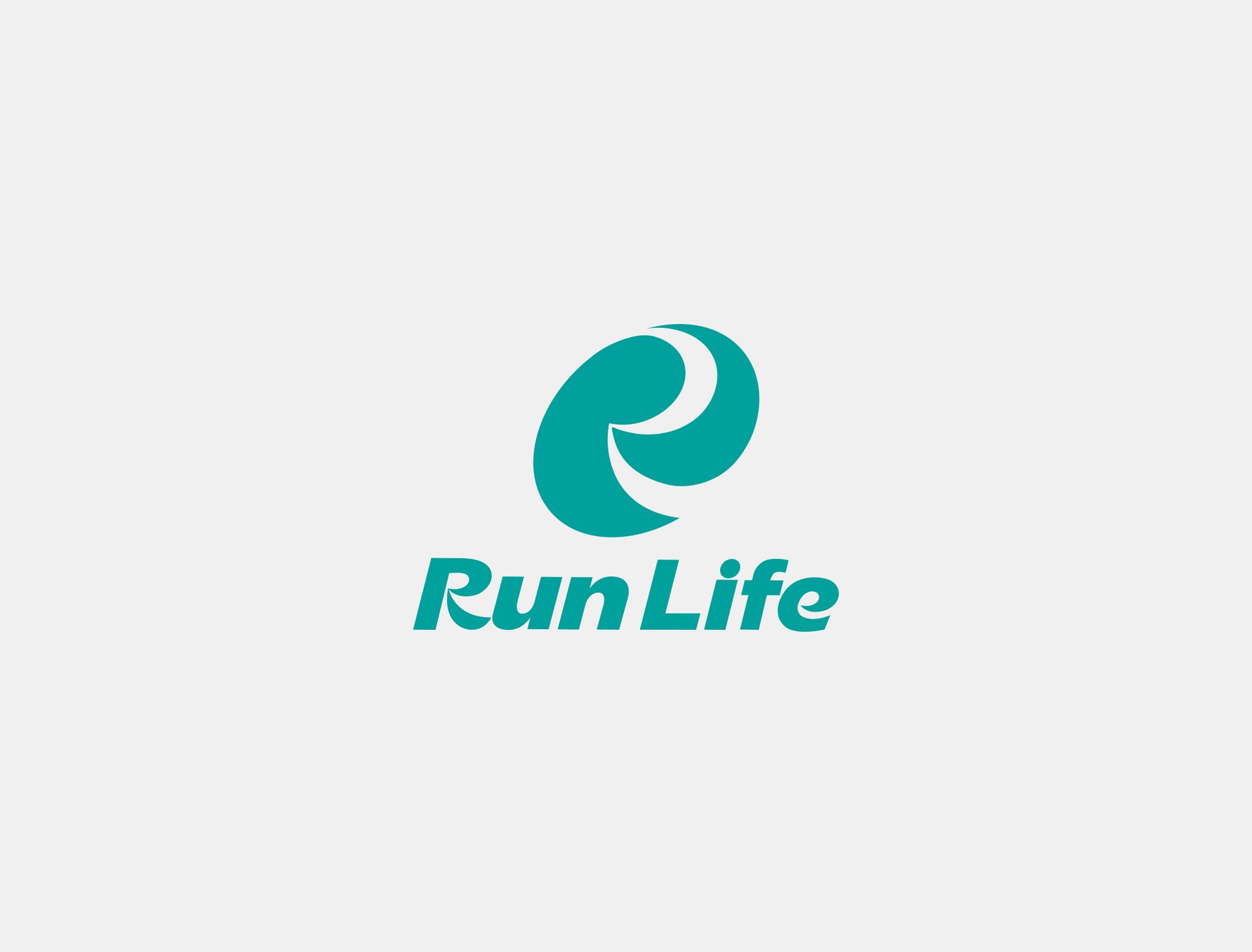 一本設計標誌作品-運動品牌RUNLIFE